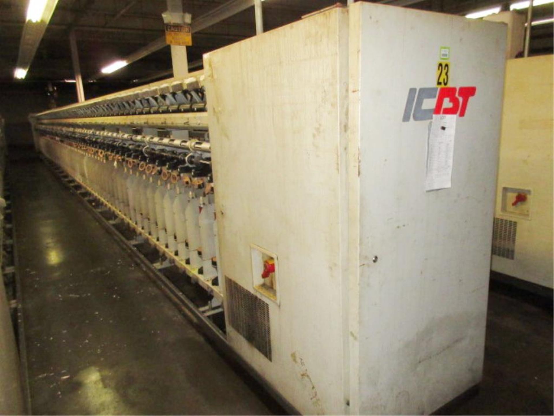 ICBT DT360 2X1 Twister, (1995), 144 spindles, can run with oil trough, said to be in running - Image 2 of 9
