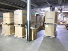 Lot of (34) Gaylord Boxes & Contents, includes assorted corrugated fiber cores. HIT# 2179458. whse