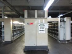 ICBT FT-15E3 False Twist Texturing Machine, (1994), 108 spindles per side, 108 take ups per side,