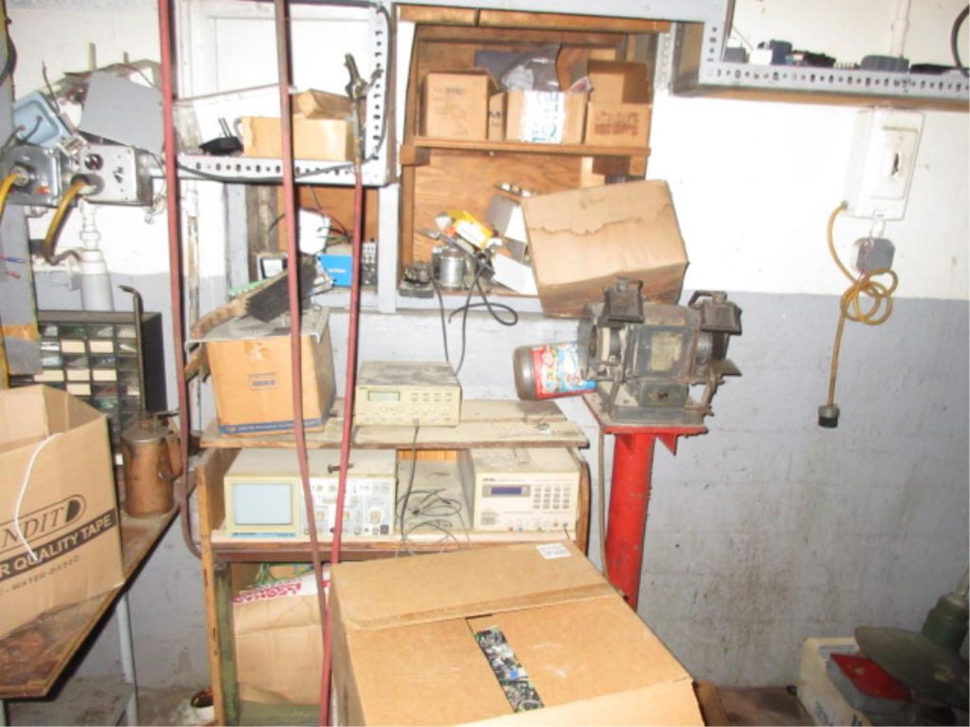 Lot Contents of Electrical Shop, includes cabinets, contents, conduit, etc. in three rooms. - Image 13 of 17