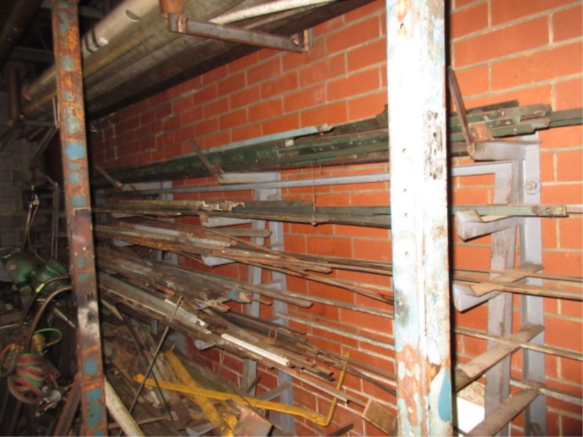 Lot Balance of Steel Contents along walls & in racks. Does not include separately tagged machinery - Image 4 of 8