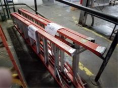Lot Shop Equipment, includes: (1) 10' Fiberglass Step Ladder, (1) 8' Fiberglass Step Ladder & (1)