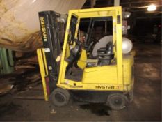 Hyster S30XM LP-Gas Forklift Truck, 3150-Lbs. capacity, Monotrol, 189" lift height, three stage