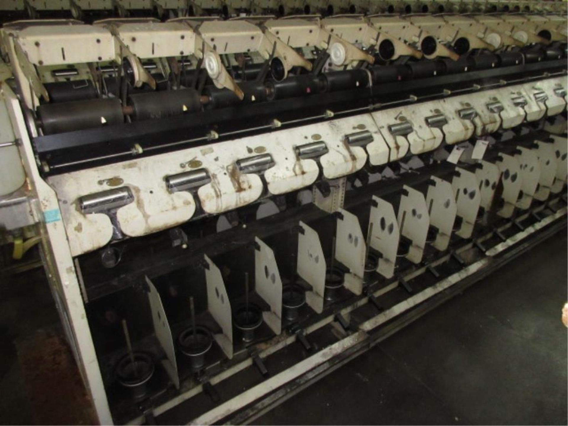 ACBF 3055 BI 2X1 Twisting Machine, (1983), 120 spindles, needs belts & gears, please inspect. SN# - Image 7 of 8