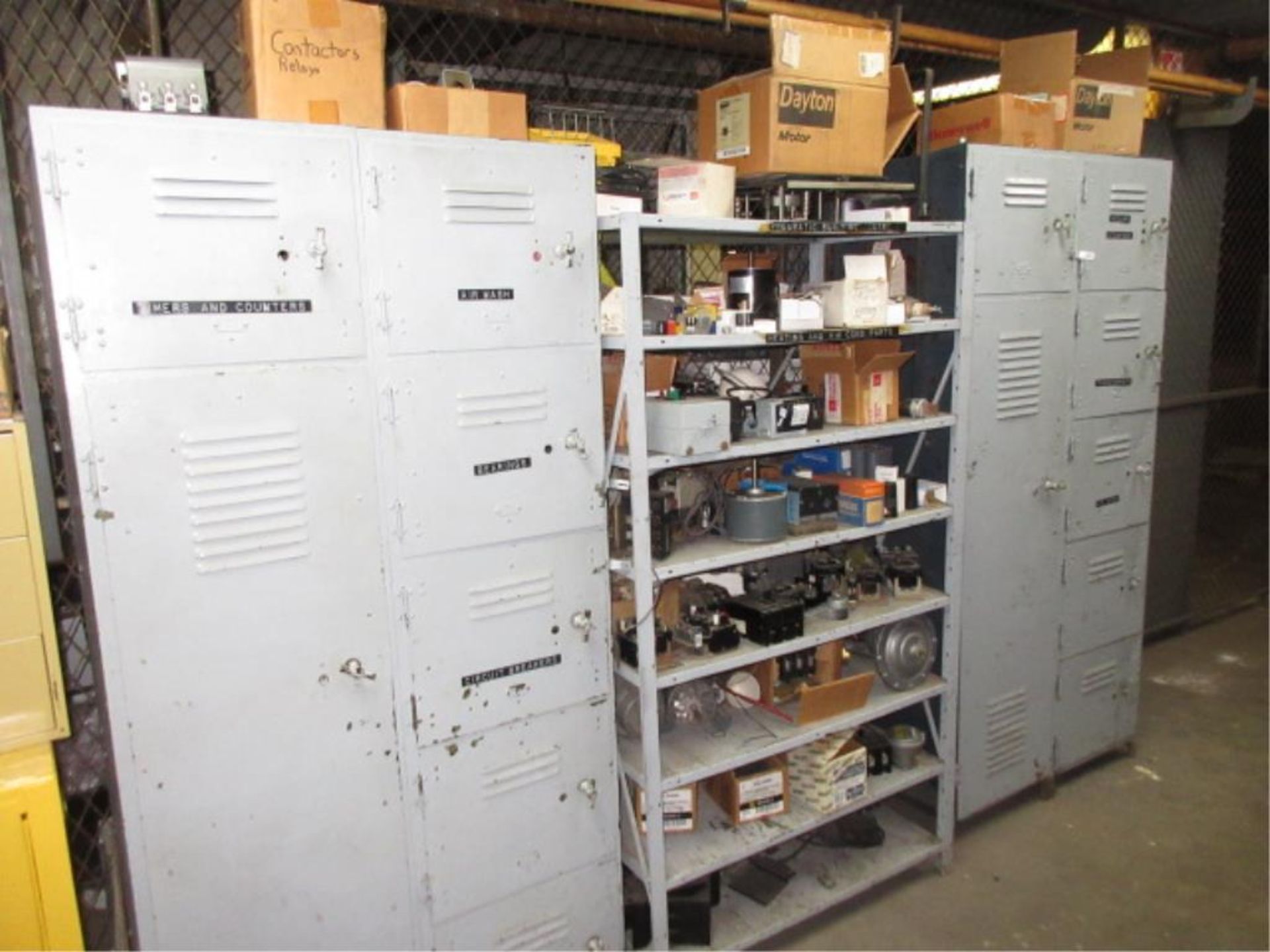 Lot Contents of Electrical Shop, includes cabinets, contents, conduit, etc. in three rooms. - Image 6 of 17