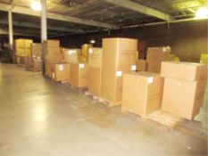 Lot Assorted Corrugated Fiber Cores, all on 10 pallets. HIT# 2179467. whse 3. Asset Located at 10