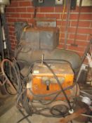 Lot of (2) Assorted Arc Welders, please inspect. HIT# 2179341. basement weld shop. Asset Located at