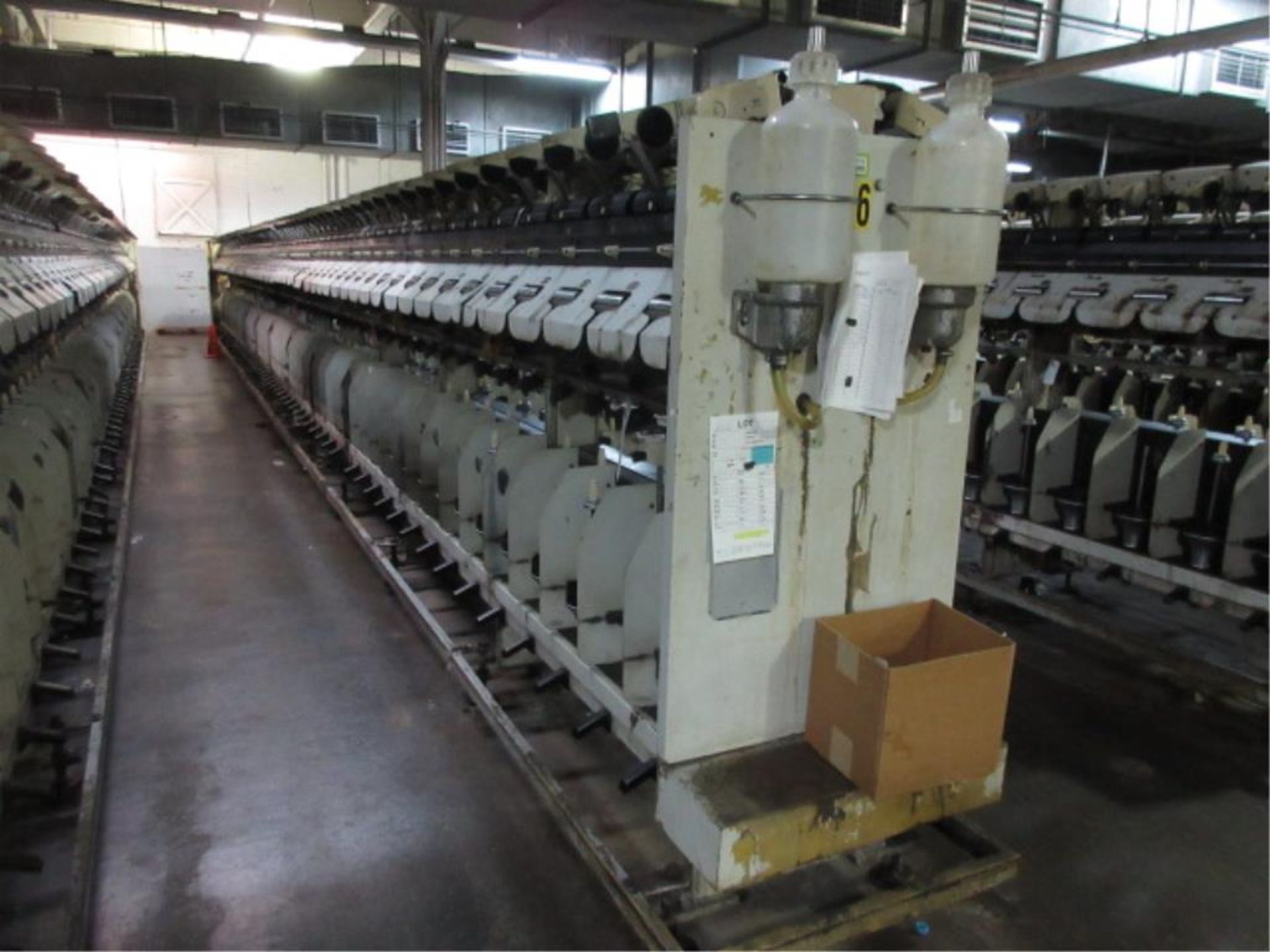 ACBF 3055 BI 2X1 Twisting Machine, (1983), 120 spindles, said to be in running condition. SN# T410- - Image 5 of 8