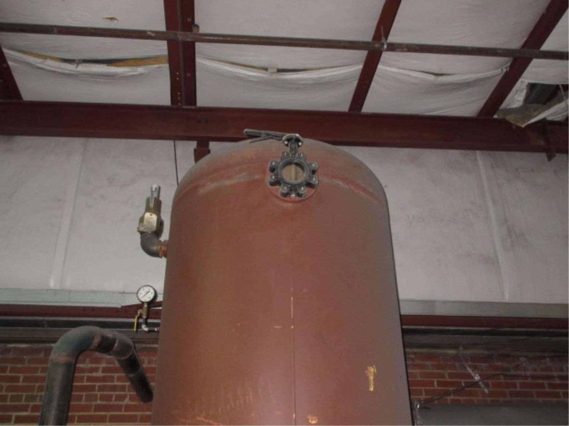 Reco Industries Air Storage Tank, (1997), m.a.w.p. 125 psi @ 850F, safety valve set 125 psi. HIT# - Image 3 of 4