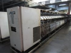 ACBF 3055 BI 2X1 Twisting Machine, (1983), 120 spindles, said to be in running condition. HIT#