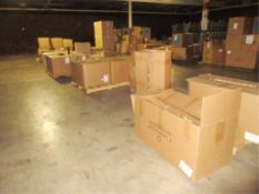 Lot Assorted Plastic Cores, all on 14 pallets, one row. HIT# 2179469. whse 3. Asset Located at 10