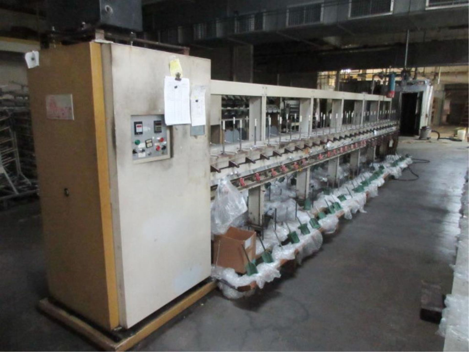 ACBF C3000 Vertical Redraw Machine, (1985), 60 spindles. SN# D137.3. HIT# 2179261. Mach. #2. Asset