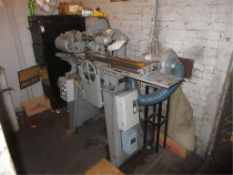 Armstrong Cot Buffer/Grinder, includes motorized workhead & dust collector. SN# BL-707. HIT#