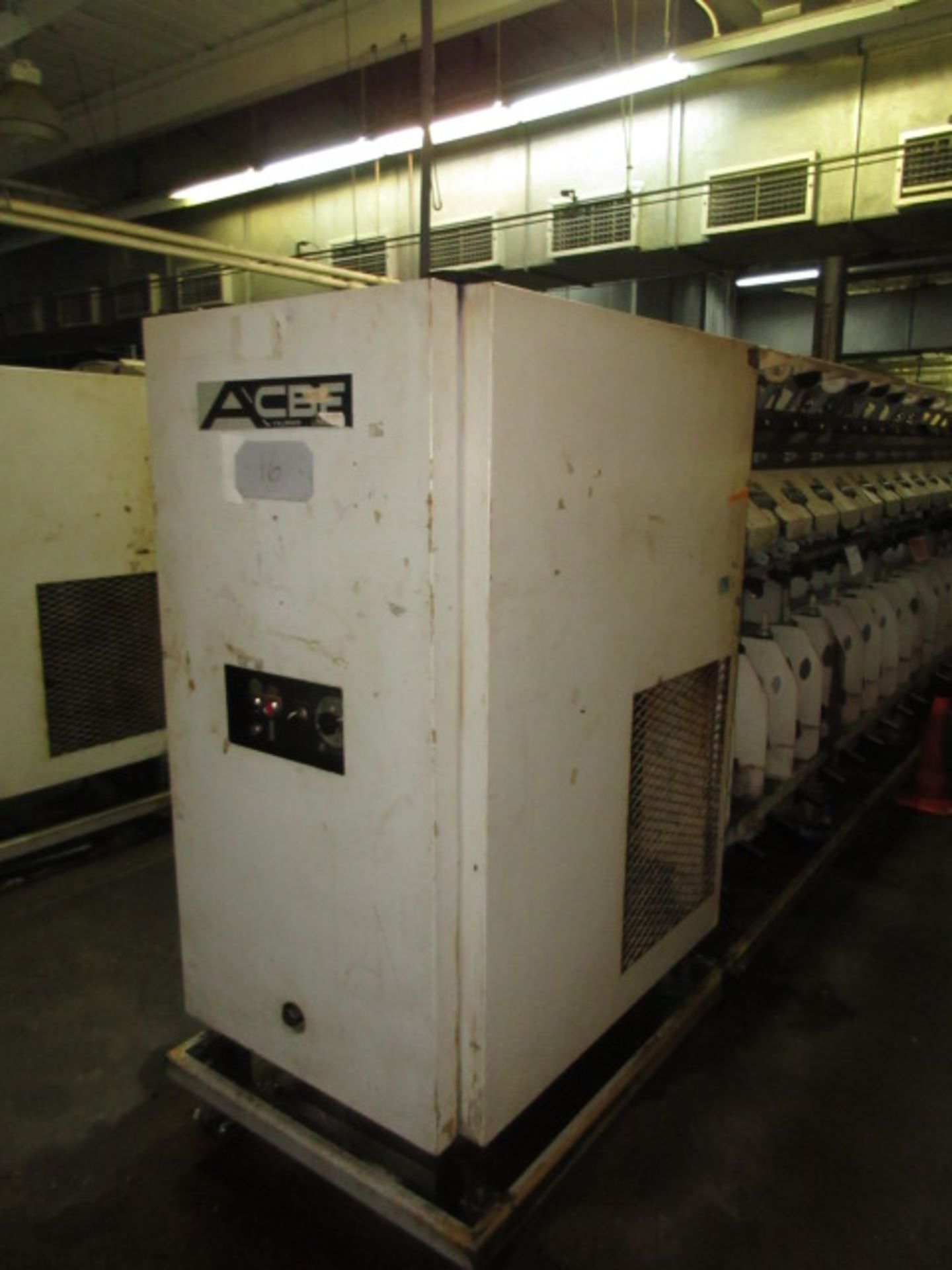 ACBF 3055 BI 2X1 Twisting Machine, (1983), 120 spindles, said to be in running condition. SN# T410- - Image 3 of 8