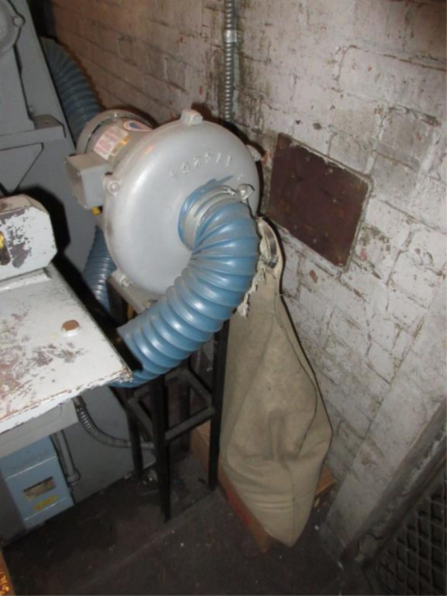 Armstrong Cot Buffer/Grinder, includes motorized workhead & dust collector. SN# BL-707. HIT# - Image 5 of 7