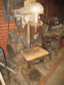 Delta Floor Type Drill Press. SN# 72-9927. HIT# 2179342. basement weld shop. Asset Located at 10