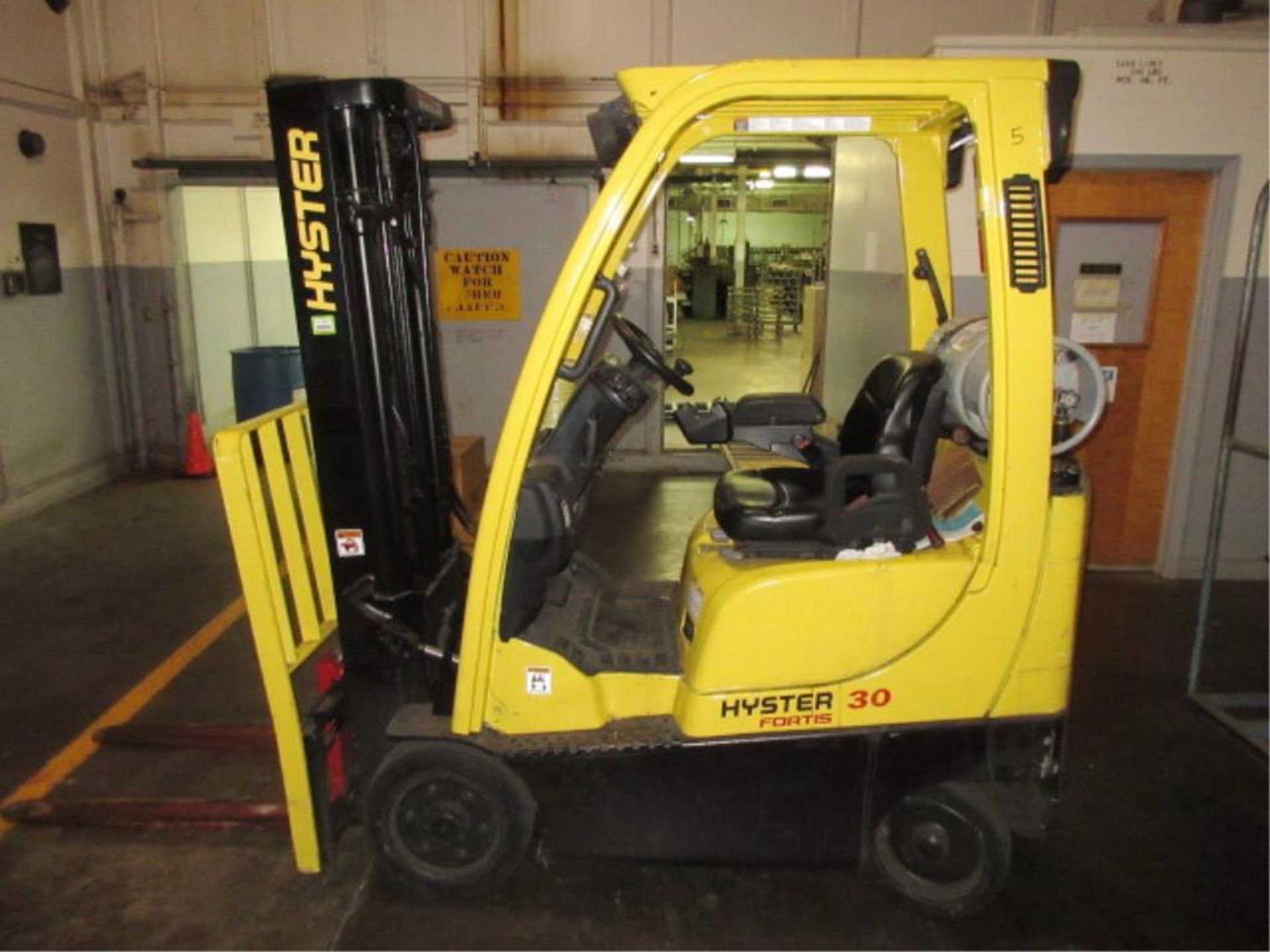 Hyster S30FT LP-Gas Forklift Truck, 2700-Lbs. capacity, side shift attachment, 187" lift height, - Image 2 of 12
