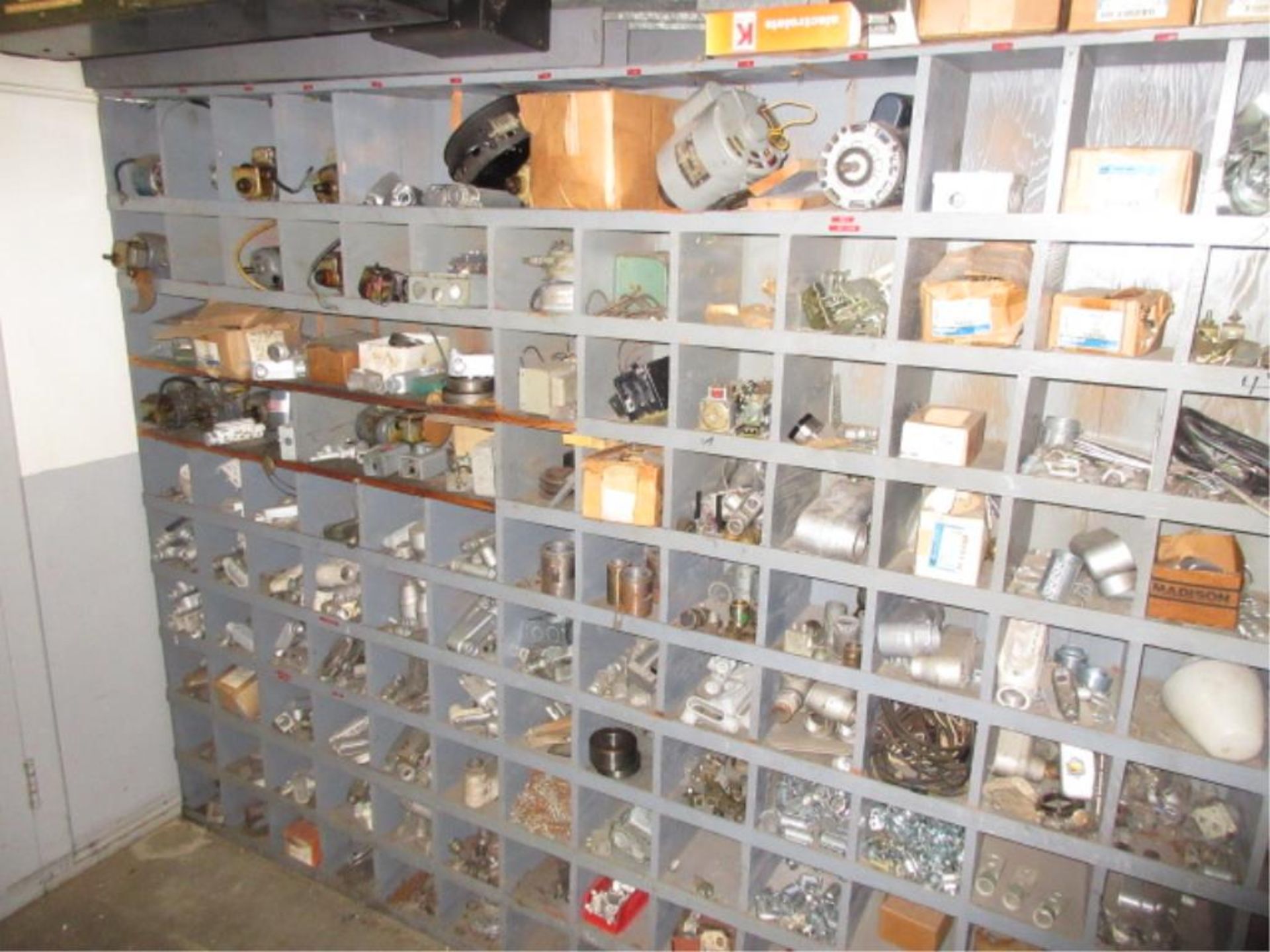 Lot Contents of Electrical Shop, includes cabinets, contents, conduit, etc. in three rooms. - Image 8 of 17