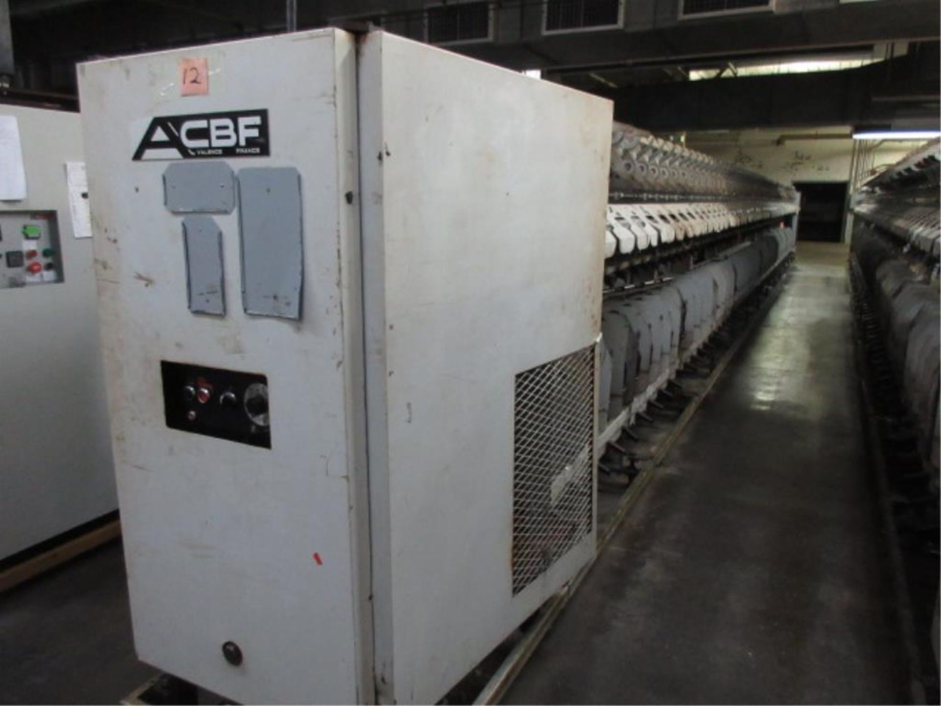 ACBF 3055 BI 2X1 Twisting Machine, (1983), 120 spindles, parts machine, please inspect. SN# T410-
