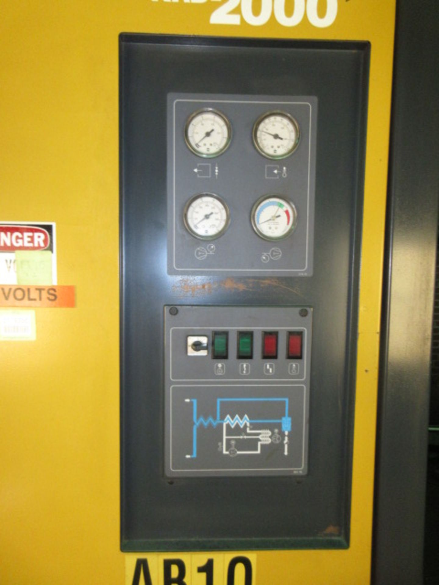 Kaeser KRD2000 Refrigerated Compressed Air Dryer, rated capacity 2000 scfm@100F, R-22 refrigerant, - Image 4 of 6