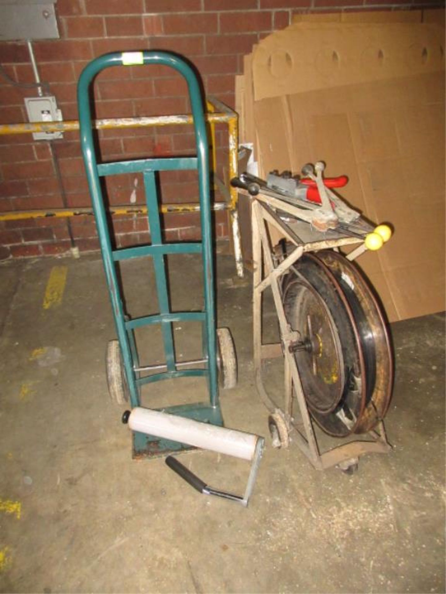 Lot (3pcs) Shop Equipment, includes: (1) 2-wheel hand truck, (1) mobile bander with tools & (1) - Image 3 of 3