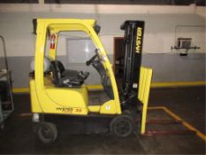 Hyster S30FT LP-Gas Forklift Truck, 2700-Lbs. capacity, side shift attachment, 187" lift height,