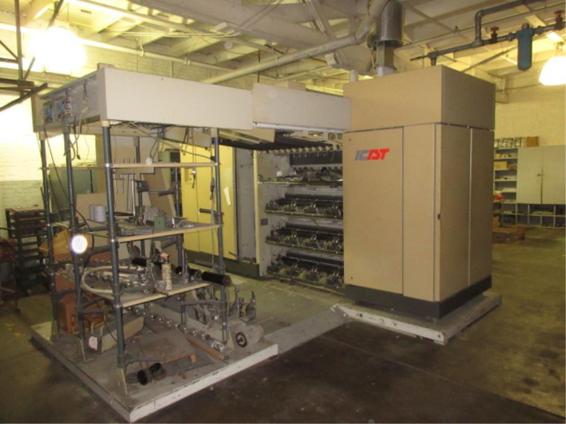 ICBT FT15-E3 HT Sample Texturing Machine, (1996), parted out, not in running condition, please