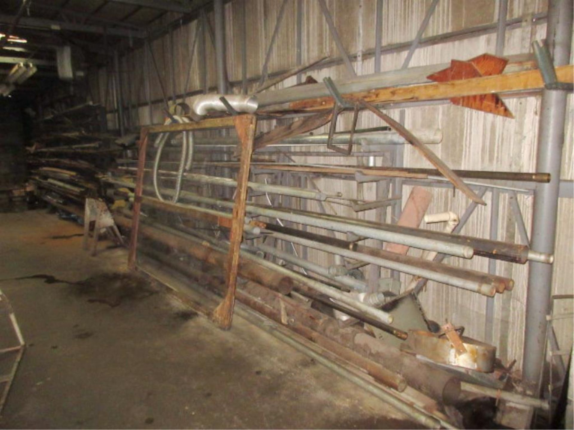 Lot Balance of Steel Contents along walls & in racks. Does not include separately tagged machinery - Image 7 of 8