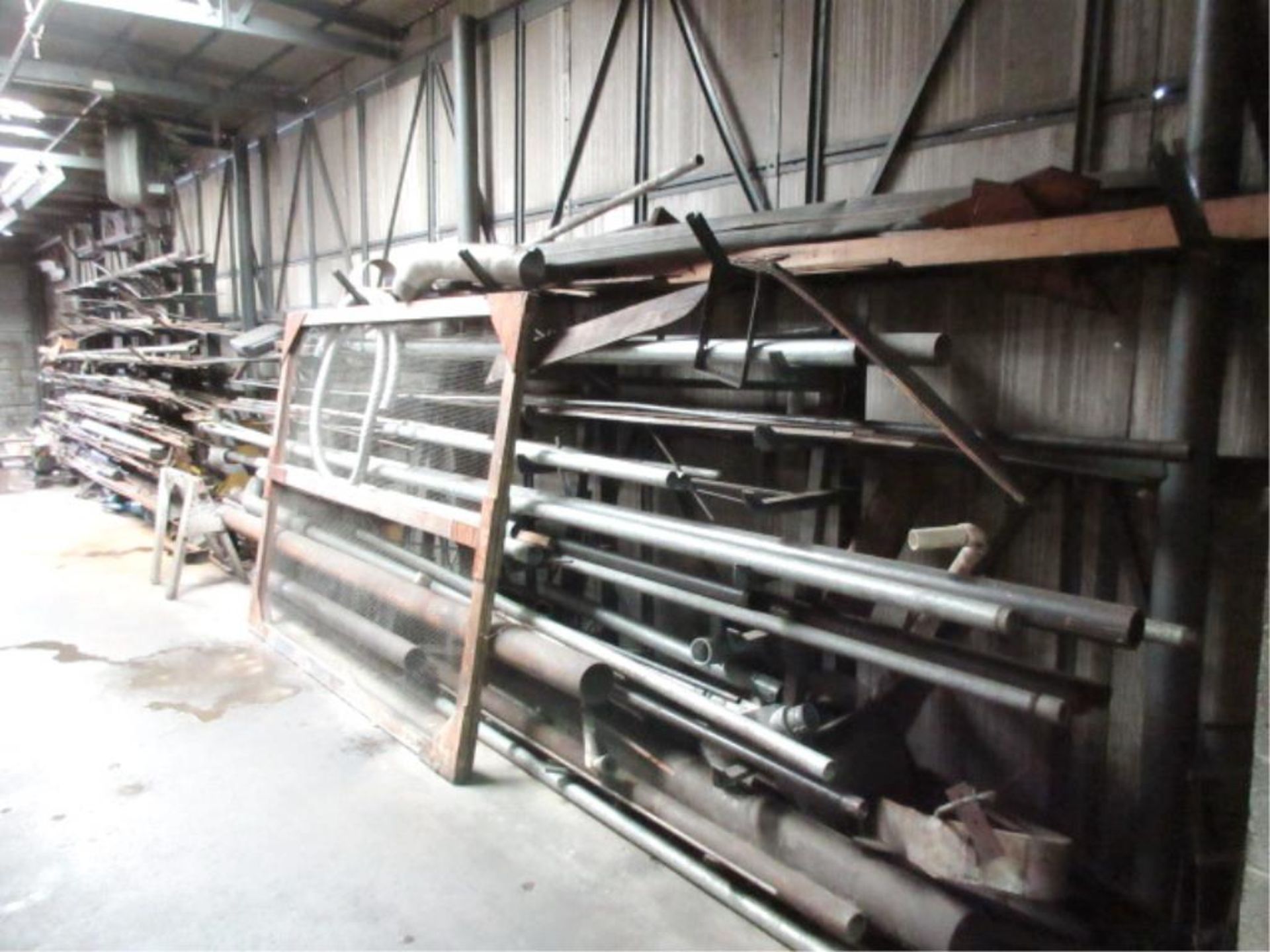 Lot Balance of Steel Contents along walls & in racks. Does not include separately tagged machinery - Image 8 of 8