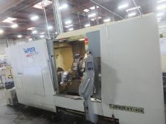 Viper VT-40A CNC Lathe. 34" Swing x 37" Length, Fanuc 211 T Control, 40hp, 12 position automatic