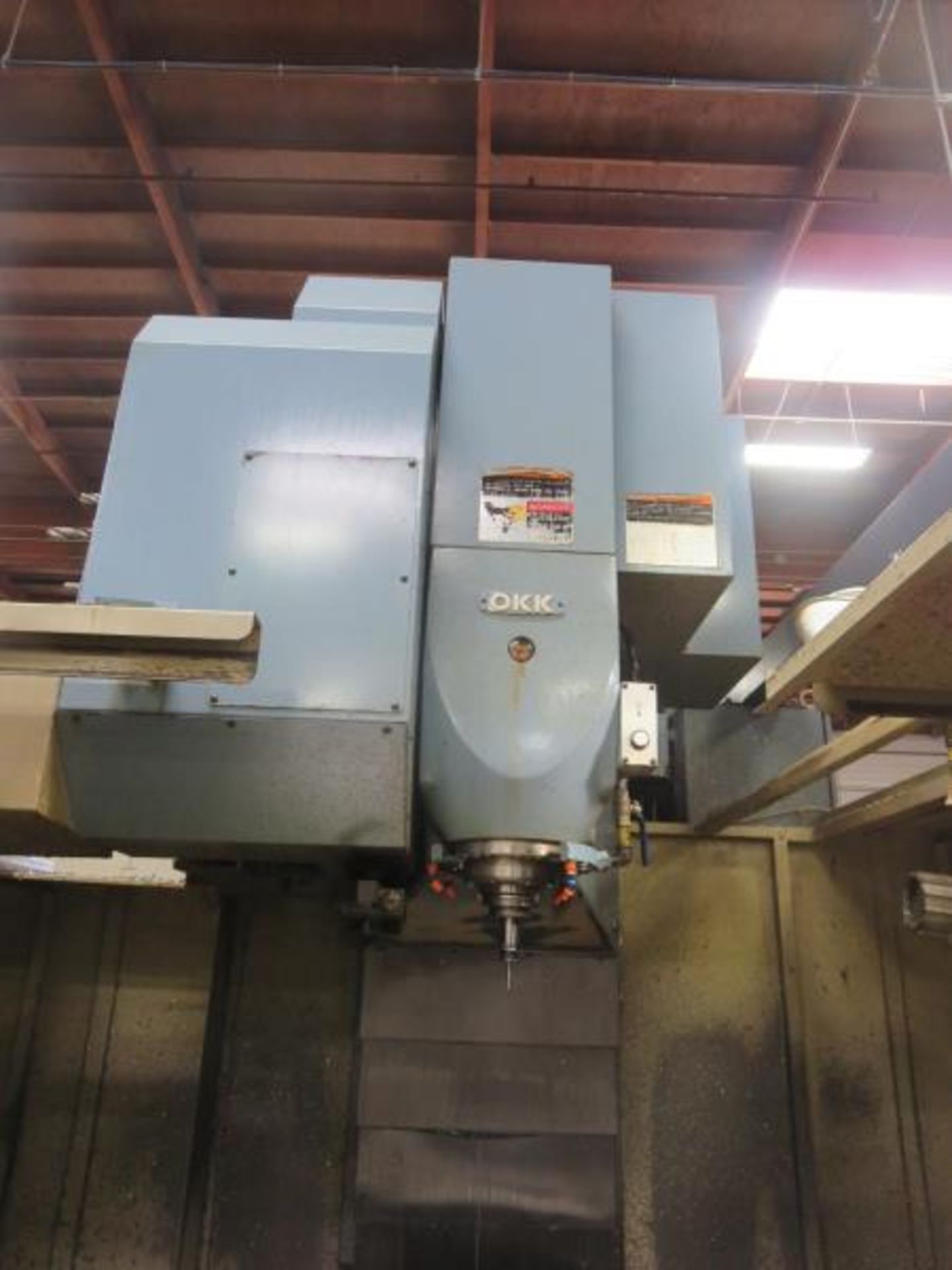 OKK VM7 CNC Vertical Machining Center. 3 Axis 7.5hp, 2 Step Max 10,000 RPM Spindle, Approx. 61" x - Image 11 of 13