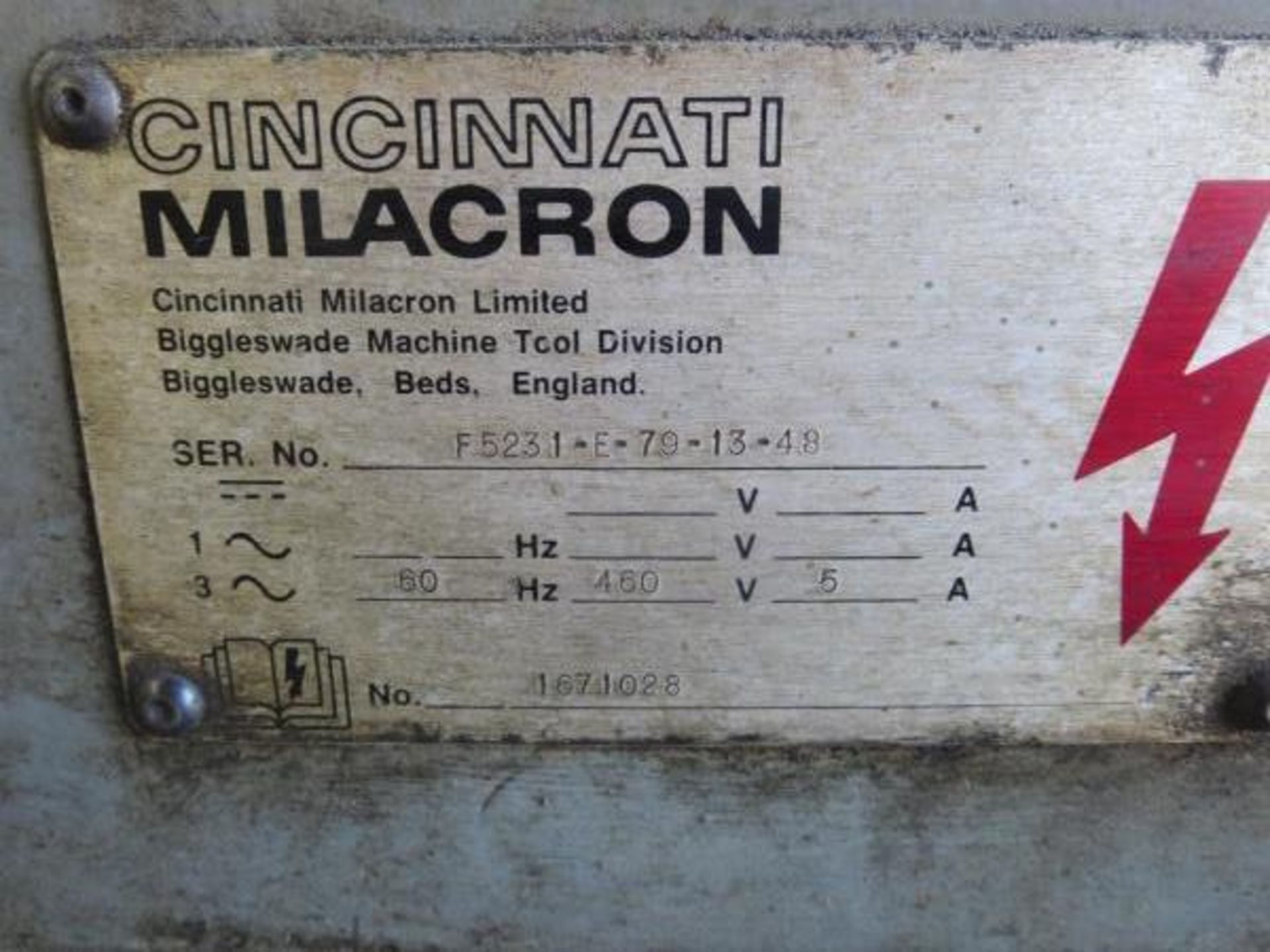 Cincinnati Milacron Tool Cutter & Grinder, 6in grinding wheel 3837rpm, 3 1/2" grinding wheel - Image 4 of 8