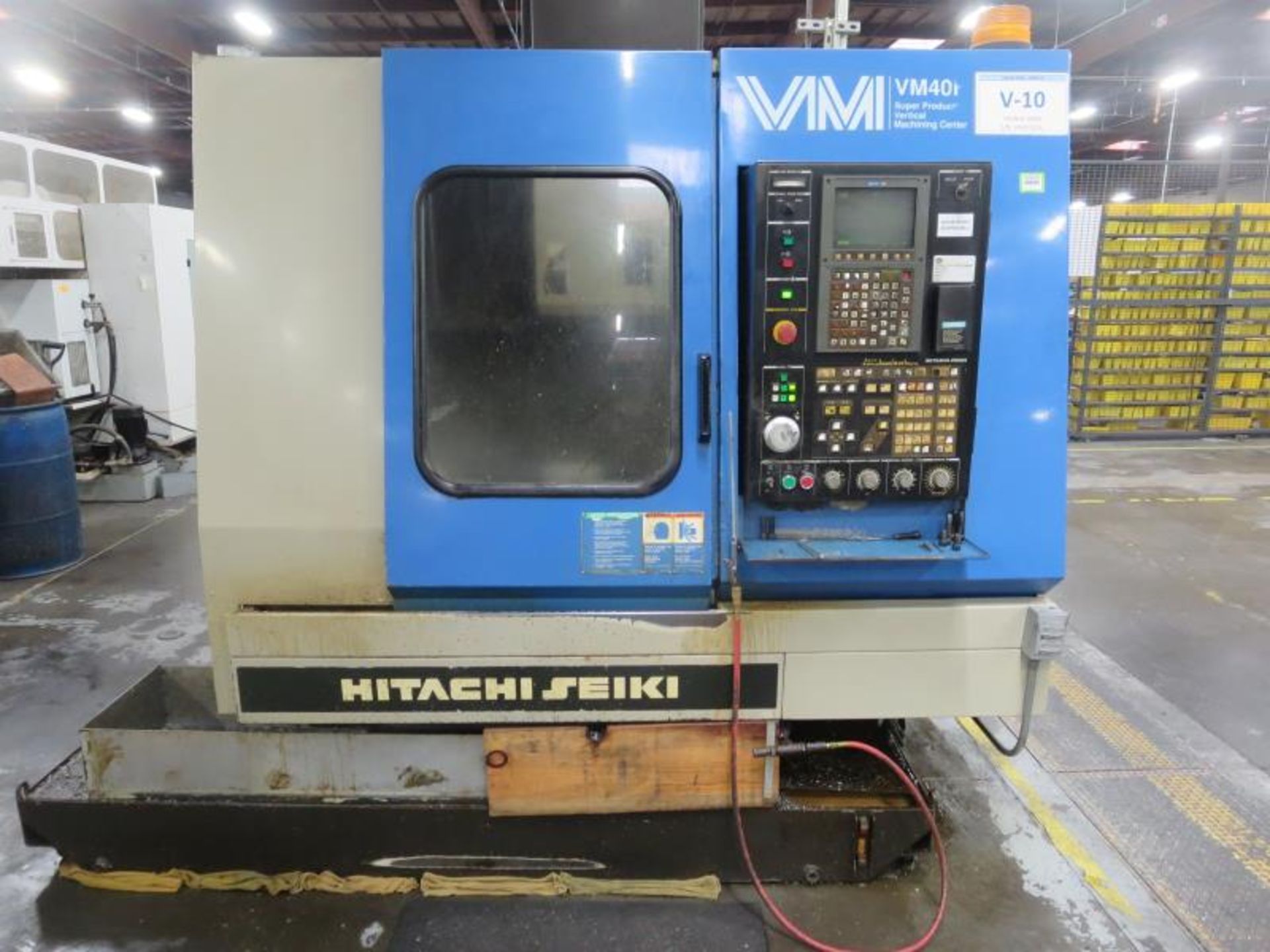 Hitachi Seiki VM40H CNC Vertical Machining Center. 3 Axis, 7.5hp, 8,000 RPM, Approx. 12" x 24" table
