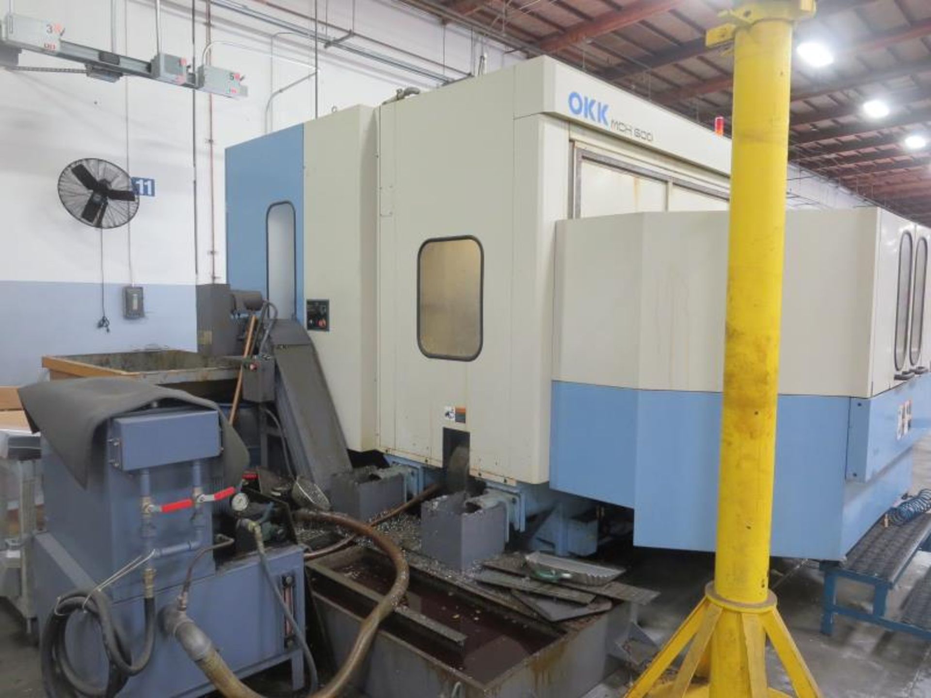 OKK MCH600 CNC Horizontal Machining Center. 4 Axis, 40hp, 2 Step Max 10,000 RPM Spindle, 2-Automatic - Image 11 of 16