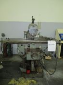 TOS FA3AH MILLING MACHINE, HORIZONTAL, TABLE OVERALL 64"Lx12"W , MOTOR 5.5HP, S/N-2216. EQUIP# M-