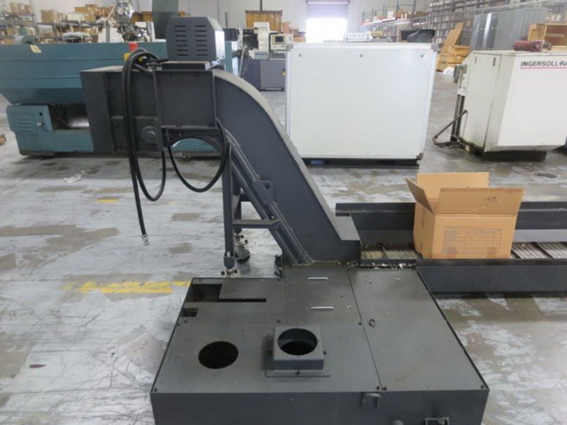 FONGEX CHIP CONVEYOR, 12" x 13' x 32", VERTICAL LIFT, S/N-1470287. HIT# 2213198. LOC: BACK - Image 2 of 4