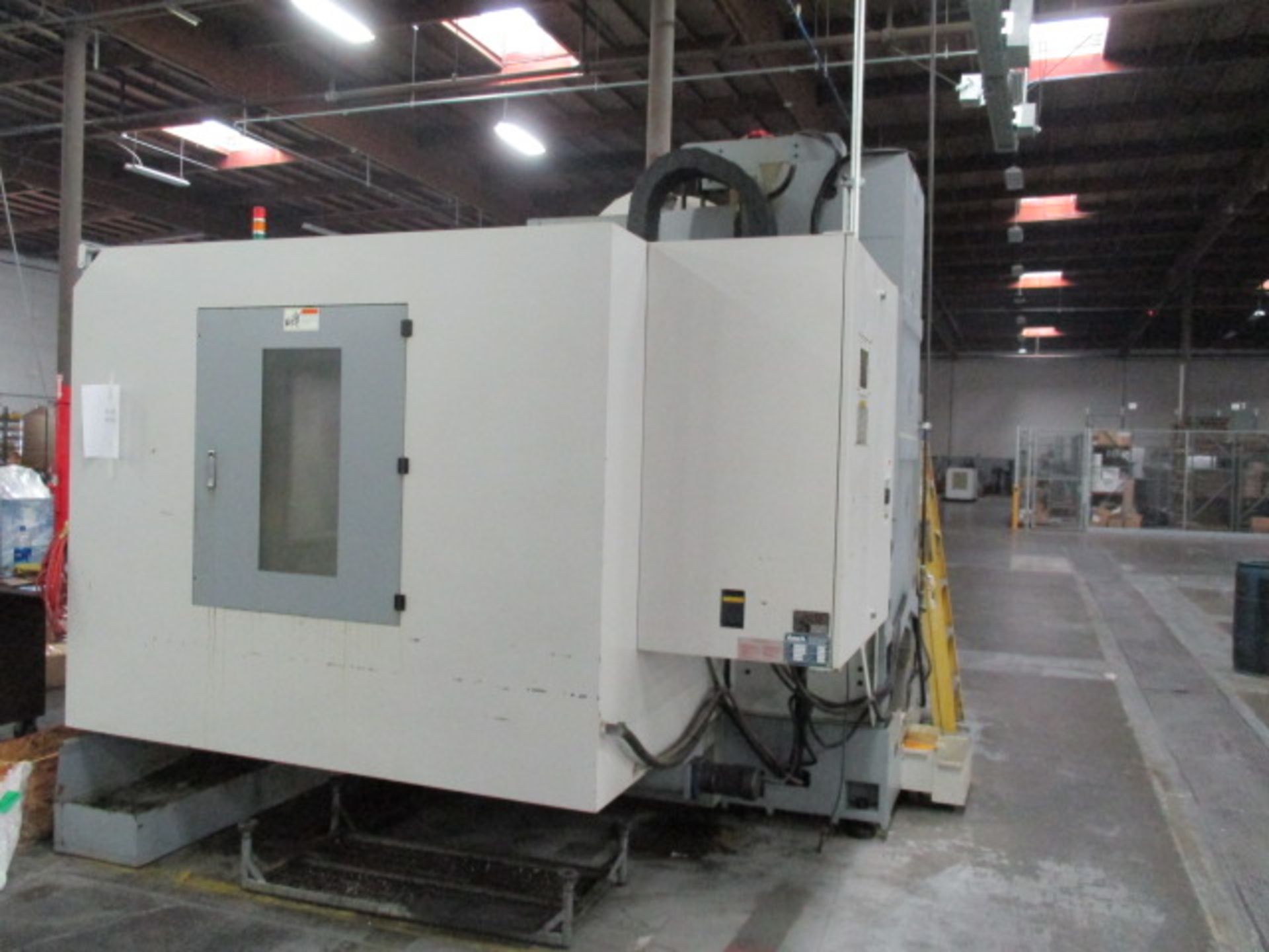 AWEA BM-1600 CNC MACHINING CENTER, VERTICAL, YEAR-2005, S/N-5033, 4-AXIS, 30-HP, 8,000-RPM, (3) - Image 6 of 10