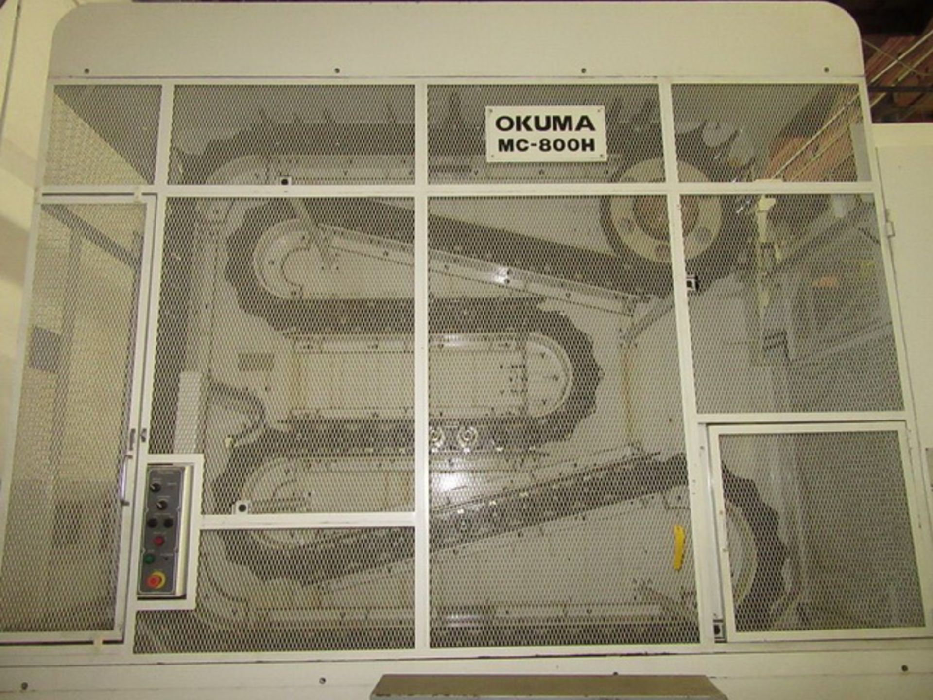 OKUMA MC-800H CNC MACHINING CENTER, HORIZONTAL, YEAR-1999 S/N-73, 4-AXIS, SINGLE SPINDLE, 30-HP, 4, - Image 9 of 25