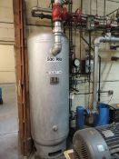 Garner Denver 500psi Air receiver, 100gal. pressure vessel, mfg. 1974. HIT# 2192281. East compressor