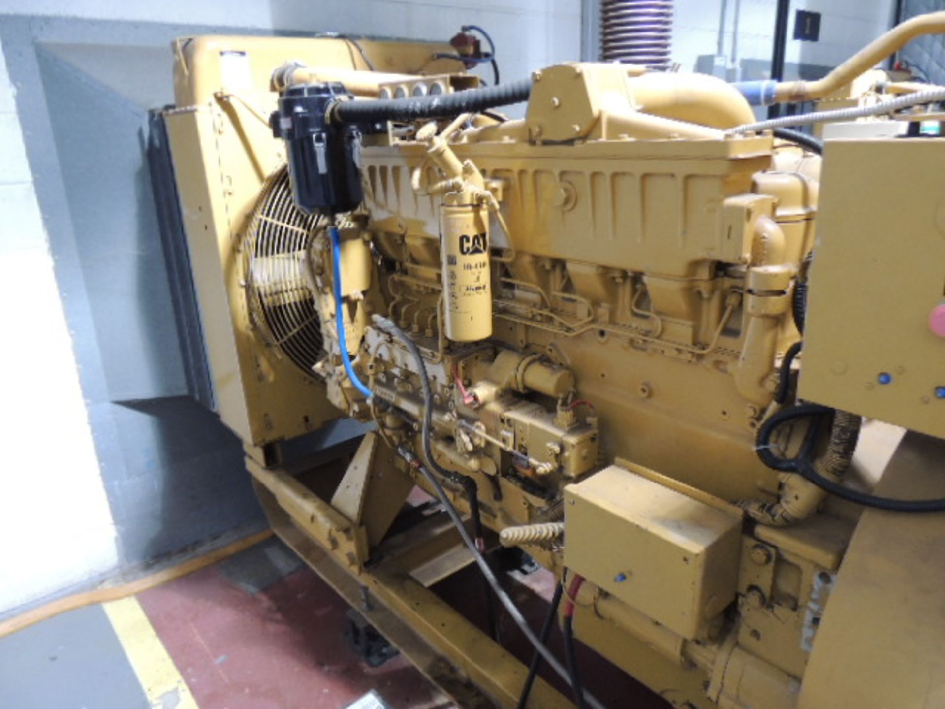 Caterpillar 3406 Generator. Caterpillar 3406BD diesel generator, 275 kw, Generator model A225400033, - Image 3 of 9