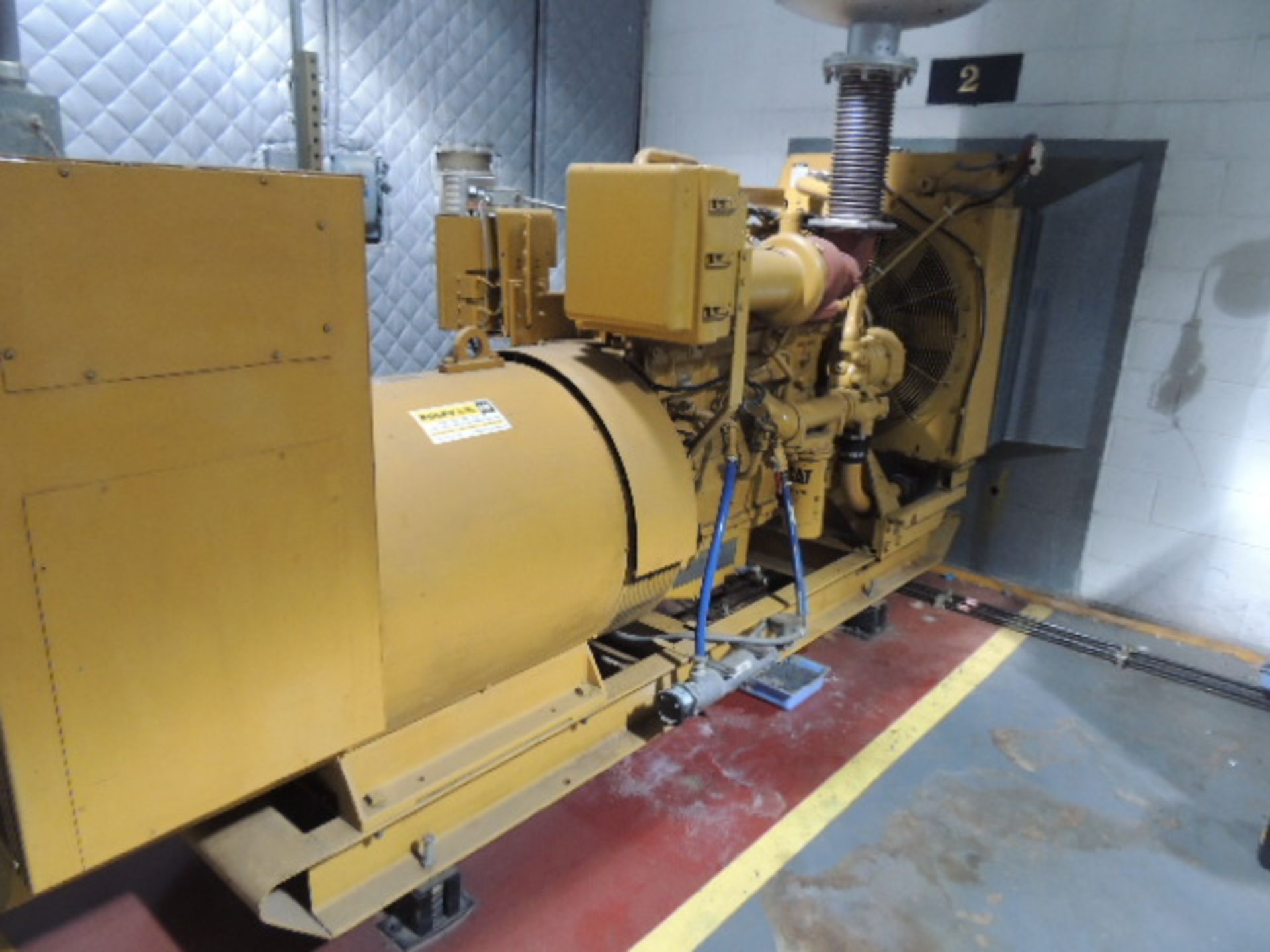 Caterpillar 3406 Generator. Caterpillar 3406BD diesel generator, 275 kw, Generator model A225400033, - Image 2 of 9