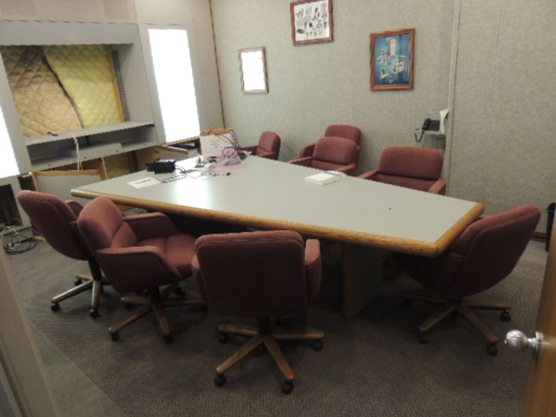Office Cubicles & Contents. Lot: (3) offices and contents, (4) cubicles 10'x15'x8' with desks and - Image 11 of 25