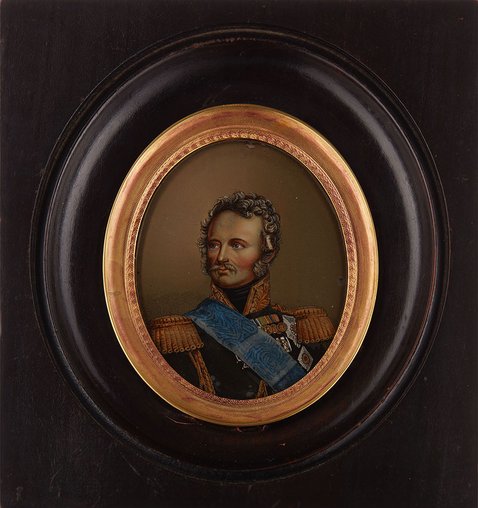 UNKNOWN ARTIST MID XIX CENTURY - Portrait of Field Marshal Ivan Fyodorovich [...] - Image 3 of 4