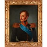AFTER FRANZ KRUGER, RUSSIAN SCHOOL - Portrait of Nicholas I in general's uniform oil [...]