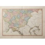 SAMUEL JOHN NEELE (1758-1824) - Map of central and southern regions of Russia etching [...]