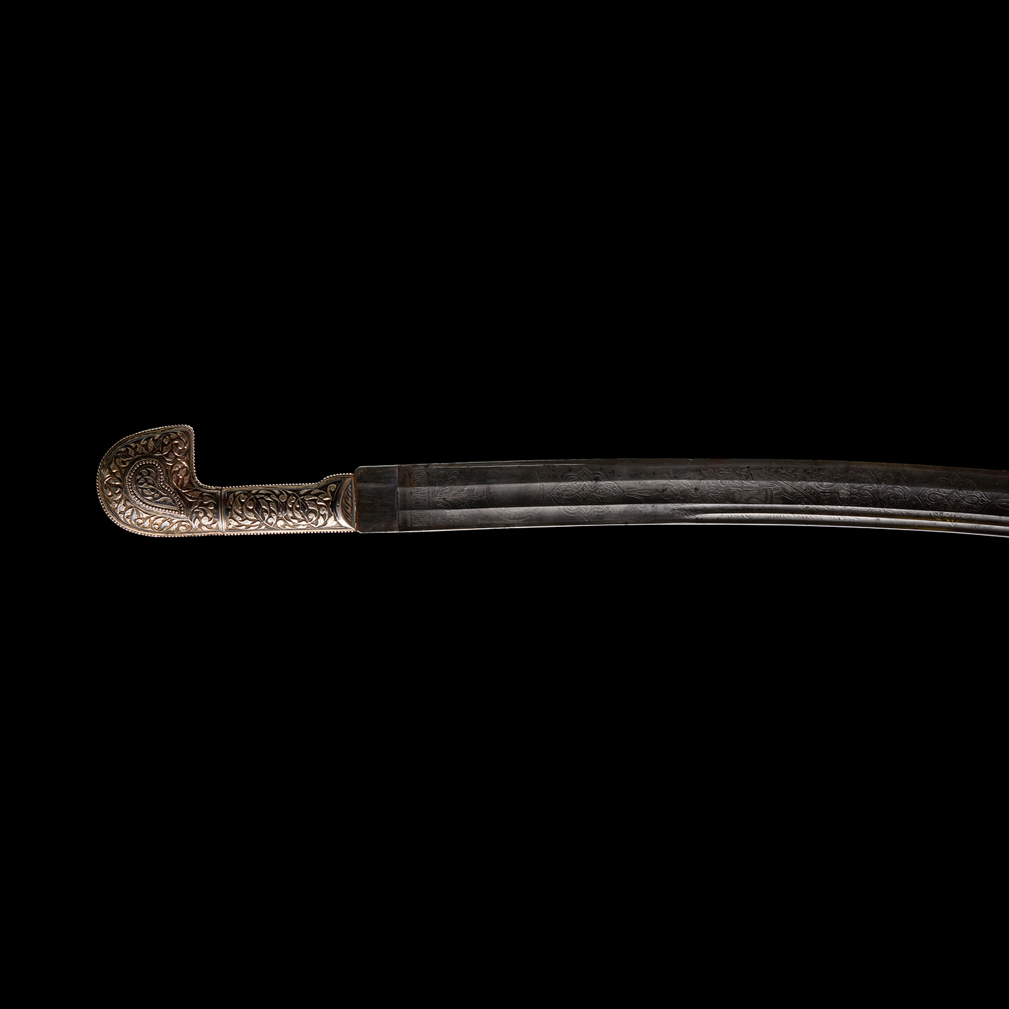 CAUCASIAN TYPE COSSACK OFFICER's SHASHKA with Turkish blade The steel blade is wide, [...] - Image 5 of 8