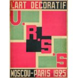 [ALEXANDER RODCHENKO] - THE DECORATIVE AND INDUSTRIAL ART OF THE U. R. S. S. Edition [...]