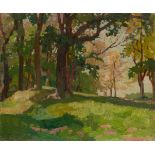 NICOLAÏ KALMIKOFF (1896-1951) [NACI KALMUKOGLU] - Light reflections in forest oil [...]
