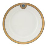 PORCELAIN PLATE FROM THE SERVICE OF THE CUIRASSIER REGIMENT OF THE EMPRESS MARIA [...]