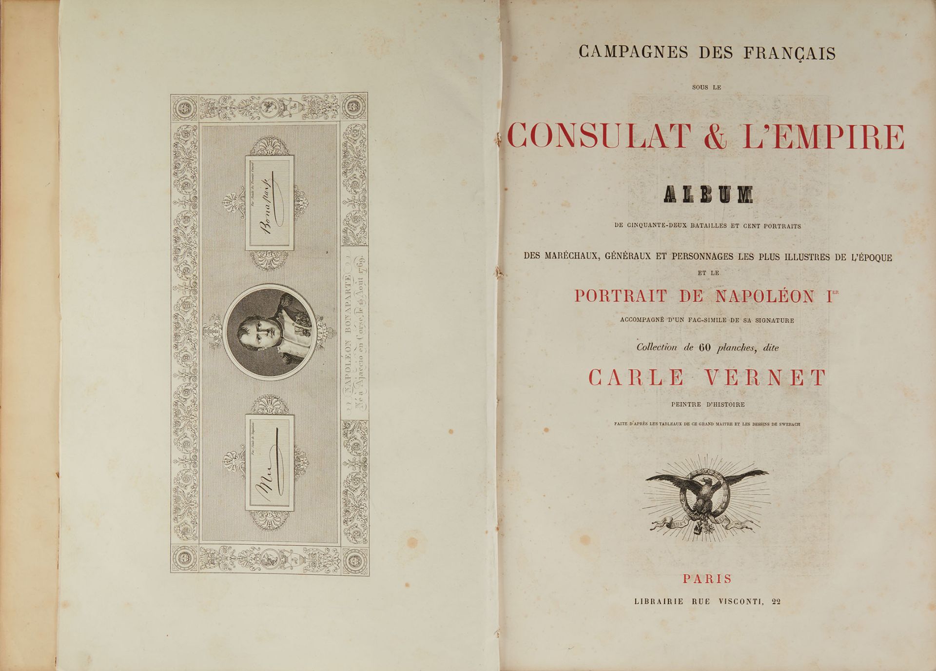 CARL VERNET - MILITARY CAMPAIGNS OF FRANCE IN THE CONSULATE AND EMPIRE: battles and [...] - Bild 8 aus 8